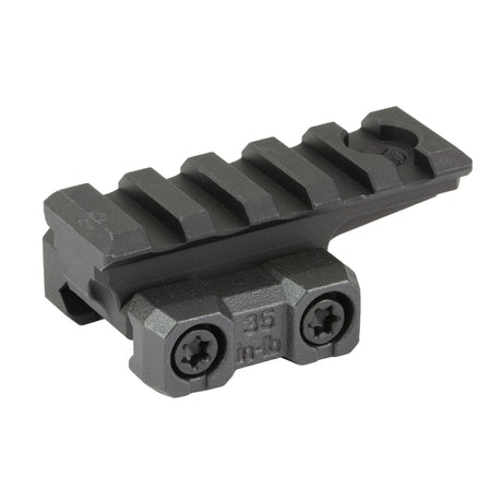 Midwest Industries MK2 Receiver Extension 5-Slot Mounting Accessories Mounting Accessories in Black Anodized - 1