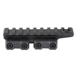Midwest Industries MK2 Receiver Extension 9-Slot Mounting Accessories Mounting Accessories in Black Anodized - 3
