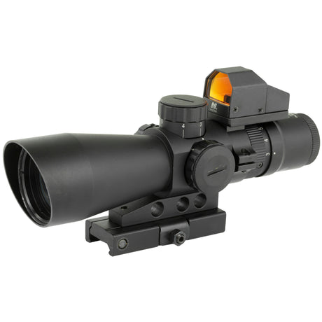 NcSTAR Mark III Tactical Gen 2 3-9x42 Illuminated P4-Sniper Riflescope with Micro Red Dot - NSTARSTP3942GDV2 - 1