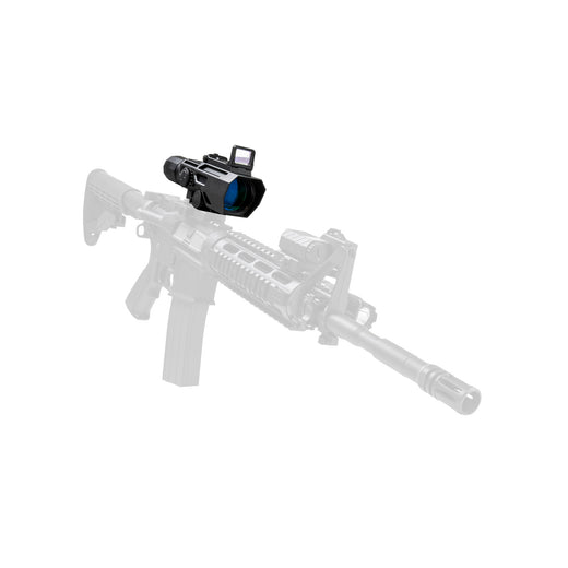 NCSTAR ADO 3-9x42mm Rifle Scope with Integrated Red Dot and Illuminated P4 Sniper Reticle, Black - NSTARVADOBP3942G - 1