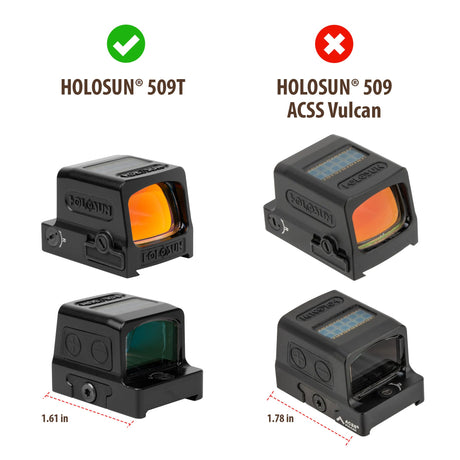 OpticGard Scope Cover for Holosun® 509T