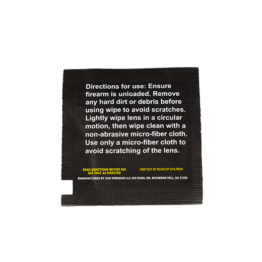 Optics Lens Cleaner Wipes (10 Pack) – Easy, On-the-Go Cleaning for Red Dots & Scopes - Paragon by CHPWS
