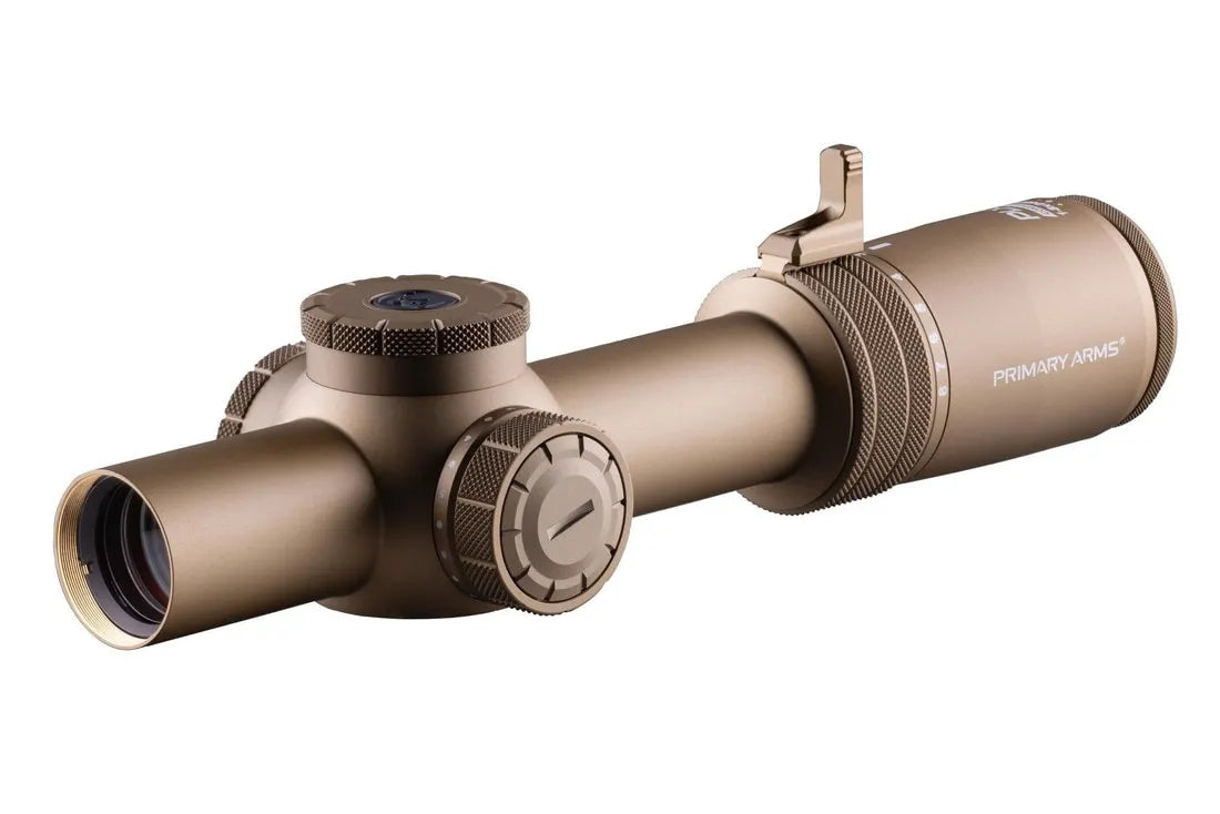 Primary Arms PLxC 1-8x24 FFP RDB Rifle Scope with ACSS Griffin MIL G2 Reticle - FDE