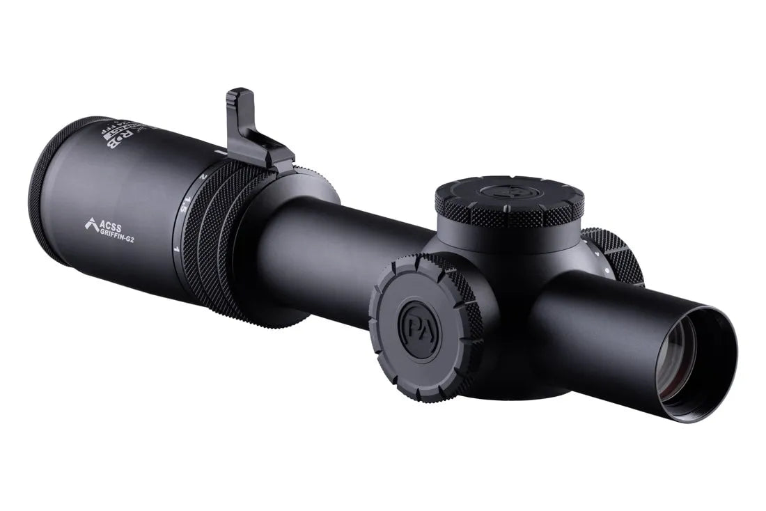 Primary Arms PLxC 1-8x24 FFP RDB Rifle Scope with ACSS Griffin MIL G2 Reticle
