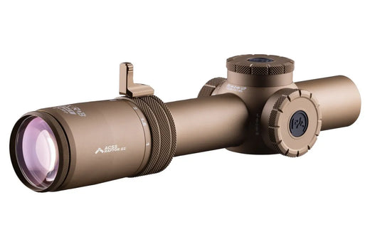 Primary Arms PLxC 1-8x24 FFP RDB Rifle Scope with ACSS Raptor 5.56/.308 Yard G2 Reticle - FDE