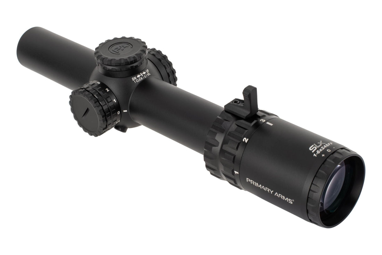 Primary Arms SLx 1-6x24 SFP Rifle Scope Gen IV - Illuminated ACSS Aurora 5.56/.308 Yard Reticle