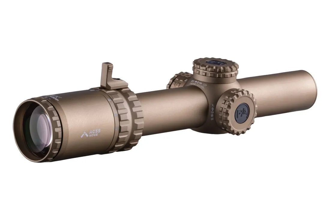 Primary Arms SLx 1-6x24 SFP Gen IV Rifle Scope with ACSS Nova Fiber Wire Reticle - FDE