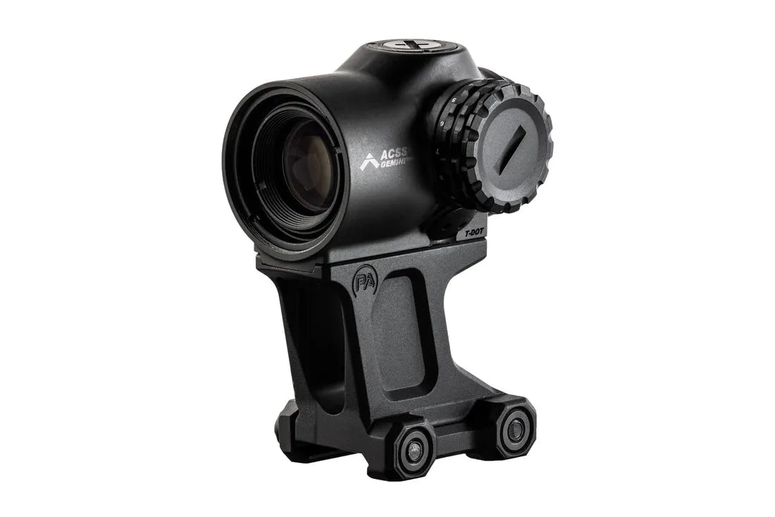 Primary Arms SLx 1X MicroPrism Red ACSS Gemini 9mm Reticle, H1/T1 Footprint, 2.26" Mount - PA-SLX-1XMP-H-9MM-G (Copy)