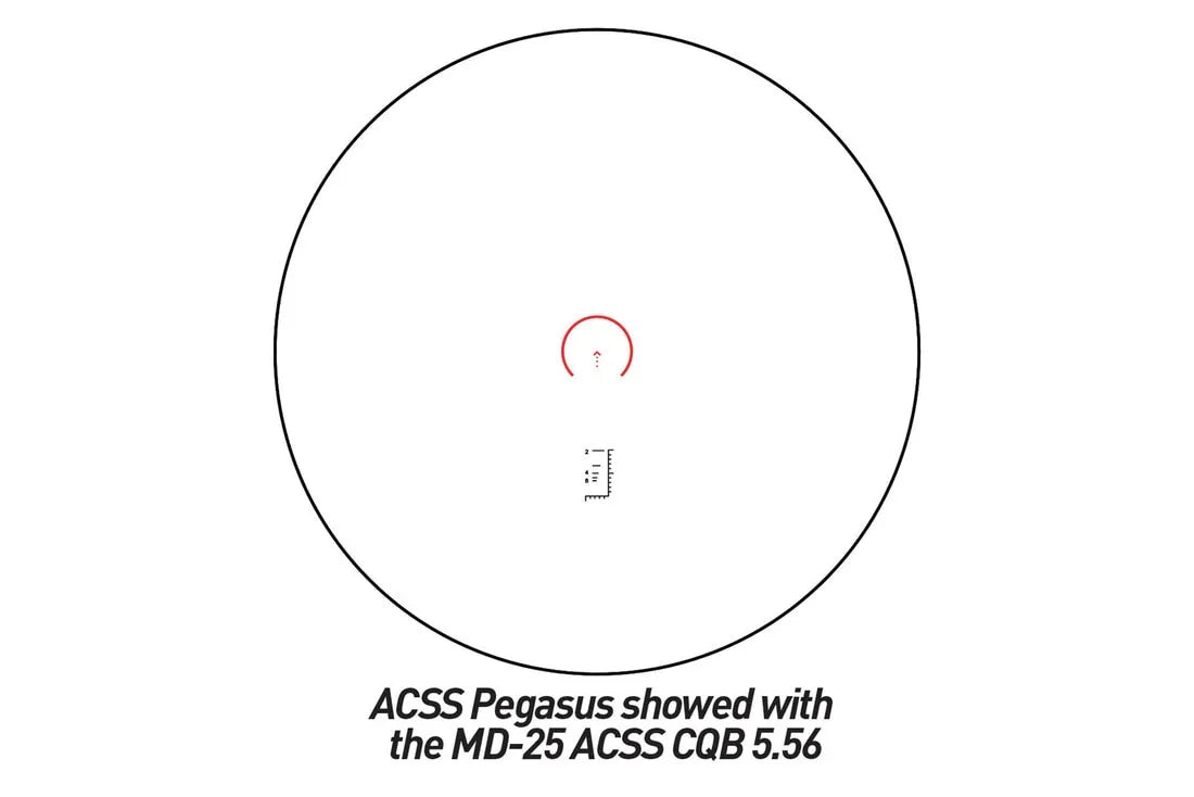 Primary Arms SLx MD-21 ACSS CQB Red Dot & SLx 3X ACSS Pegasus Magnifier Bundle