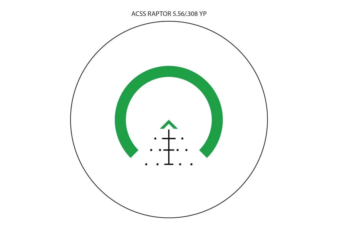 Primary Arms SLx 3X MicroPrism Scope with Green ACSS Raptor 5.56/.308 Yard Reticle