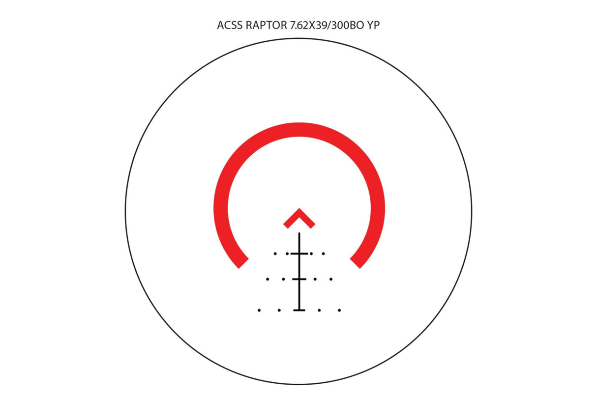 Primary Arms SLx 3X MicroPrism FDE Scope - Red Illuminated ACSS Raptor Reticle - 7.62x39 / .300 BLK