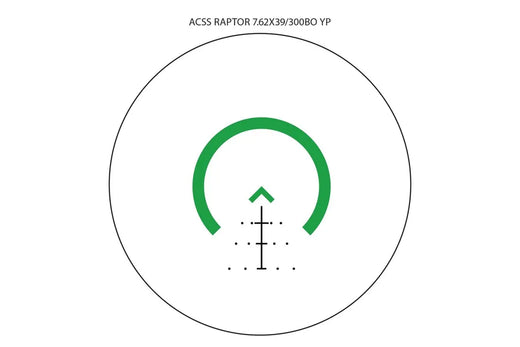 Primary Arms SLx 3X MicroPrism™ Scope - Green Illuminated ACSS Raptor Reticle - 7.62x39 / .300 BLK