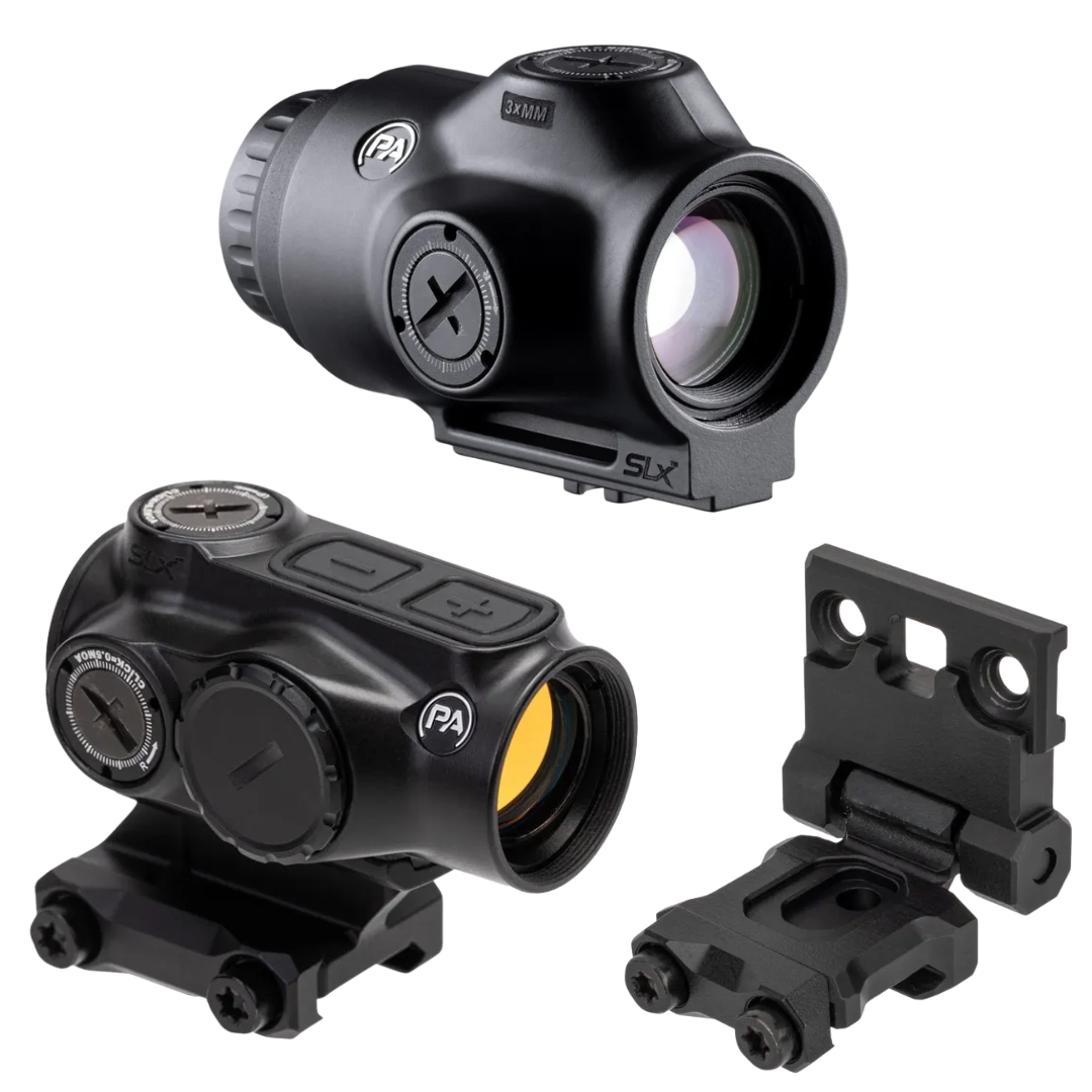Primary Arms SLx MD-21 ACSS CQB Red Dot & SLx 3X ACSS Pegasus Magnifier Bundle
