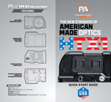 Primary Arms HTX-1 Red Dot, MOS & RMR Footprint, Enclosed Emitter, ACSS Vulcan Dot Reticle, Made In USA - PA-PLX-HTX-1-ACSS