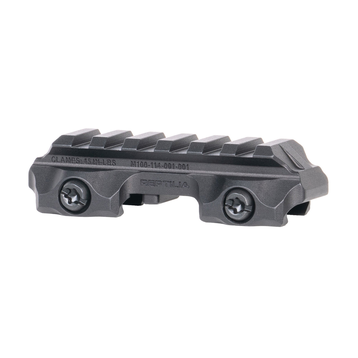 Reptilia RMU Mount 1913 Picatinny Rail Bases in Black Anodized - 1