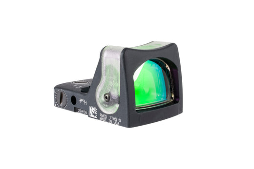 Trijicon Dual Illuminated Pistol Sight Black - 9 MOA - 7075 T6 Aluminum - Available in Green or Amber Dot