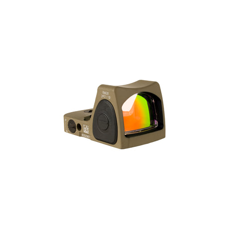Trijicon RMR Type 2 Adjustable LED Red Dot Sight FDE - 7075 T6 Aluminum - Available in 1, 3.25, and 6.5 MOA Versions
