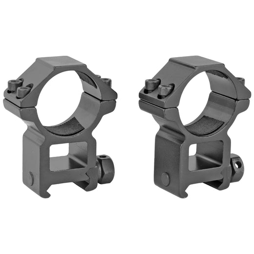 Riton 30mm High Scope Rings Rings in Black - 1