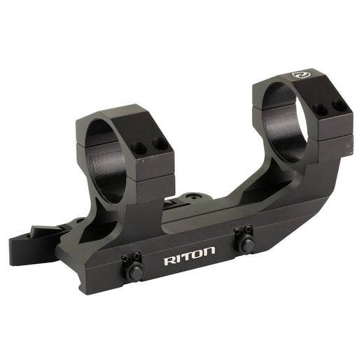 Riton 34mm Cantilever Scope Mount Rings in Black - 1