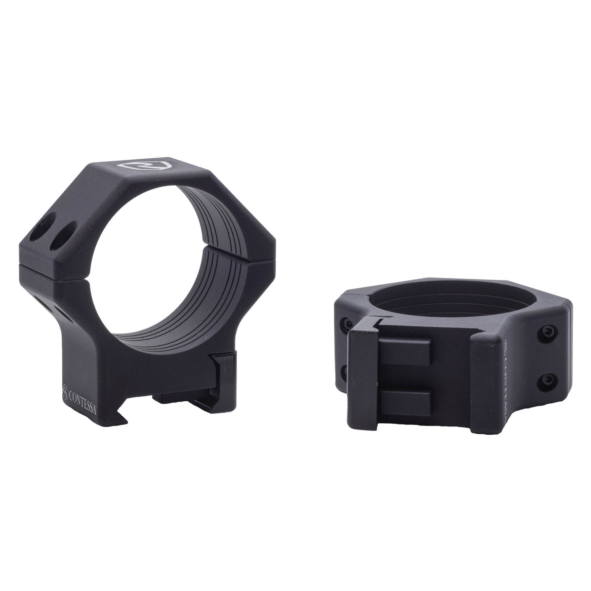Riton Contessa 30mm 8mm Scope Rings Rings in Black - 1
