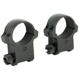 Ruger Standard 30mm High Scope Rings Rings in Black Matte - 1
