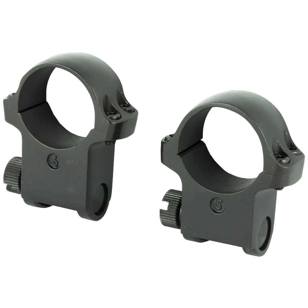 Ruger Standard 30mm High Scope Rings Rings in Black Matte - 2