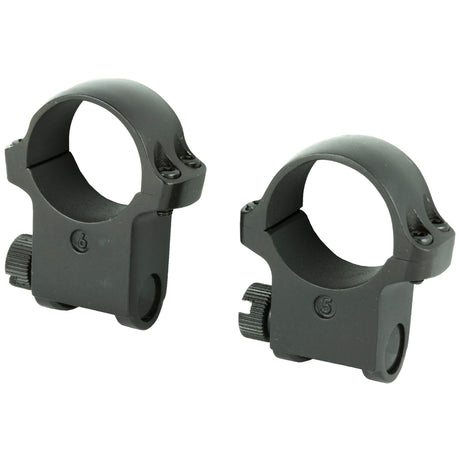 Ruger Standard 30mm High Scope Rings Rings in Black Matte - 2