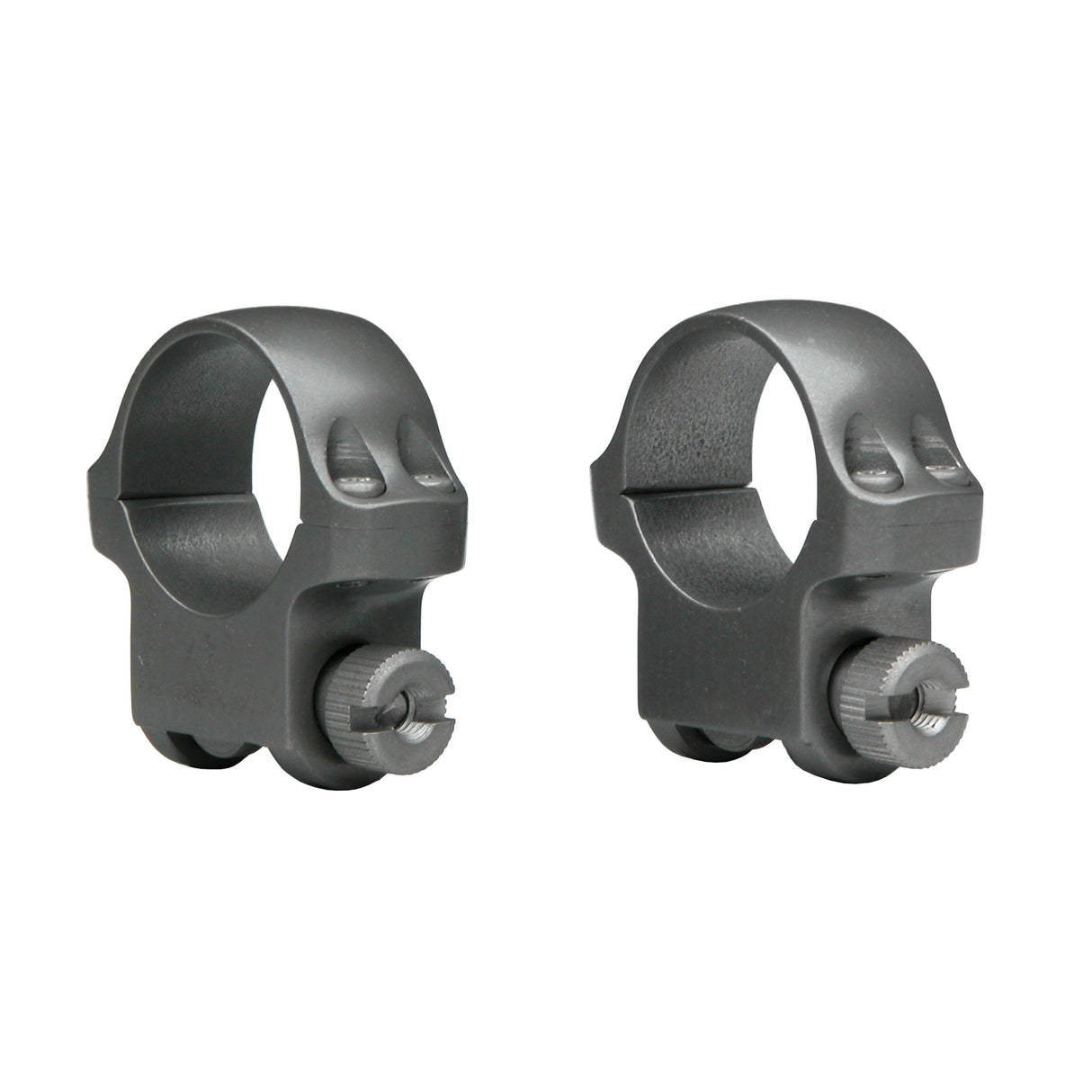 Ruger Standard 30mm Medium Scope Rings Rings in Black Matte - 1