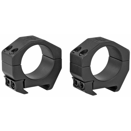Seekins Precision .82" Low 30mm Low Scope Rings Rings in Black - 1