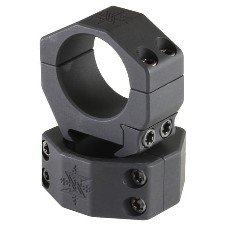 Seekins Precision .87" Medium 30mm Medium Scope Rings Rings in Black - 1