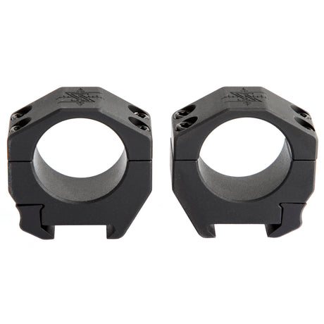 Seekins Precision .92" Medium High 30mm High Scope Rings Rings in Black - 1