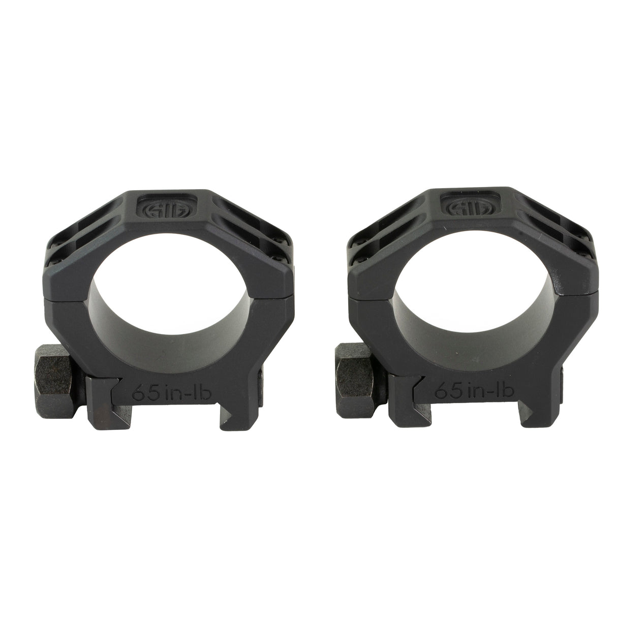 Sig Sauer 30mm Low Scope Rings Rings in Black Anodized - 1