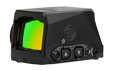 Sig Sauer Romeo X Compact Sig Loc Enclosed Green Dot, Sig Loc Compact Footprint, Enclosed Emitter, Black Housing