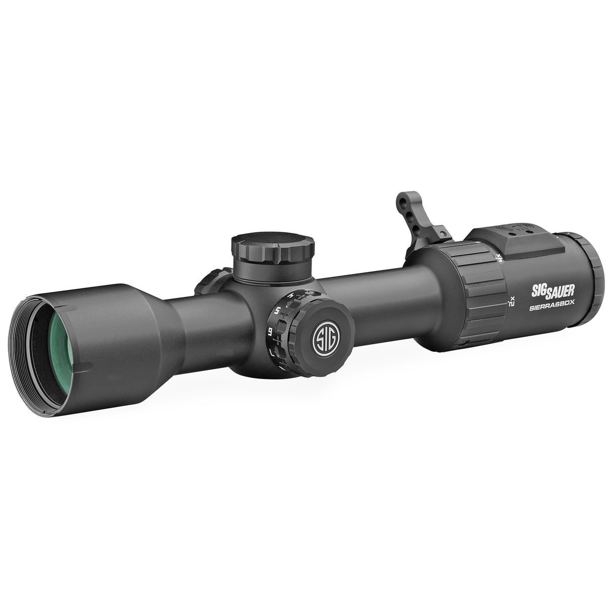 Sig Sauer SIERRA6 BDX 2-12x40mm Rifle Scope, 30mm Tube, BDX R2 Digital Ballistic Reticle, Black (SOSBDX62111)