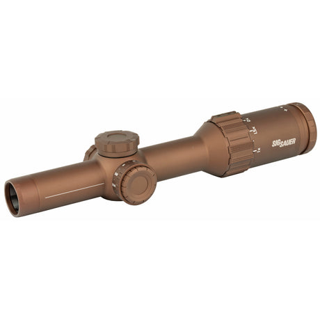 Sig Sauer Tango6T 1-6x24mm FFP Rifle Scope Illuminated DWLR6 Reticle Flat Dark Earth (SGSOT61239)