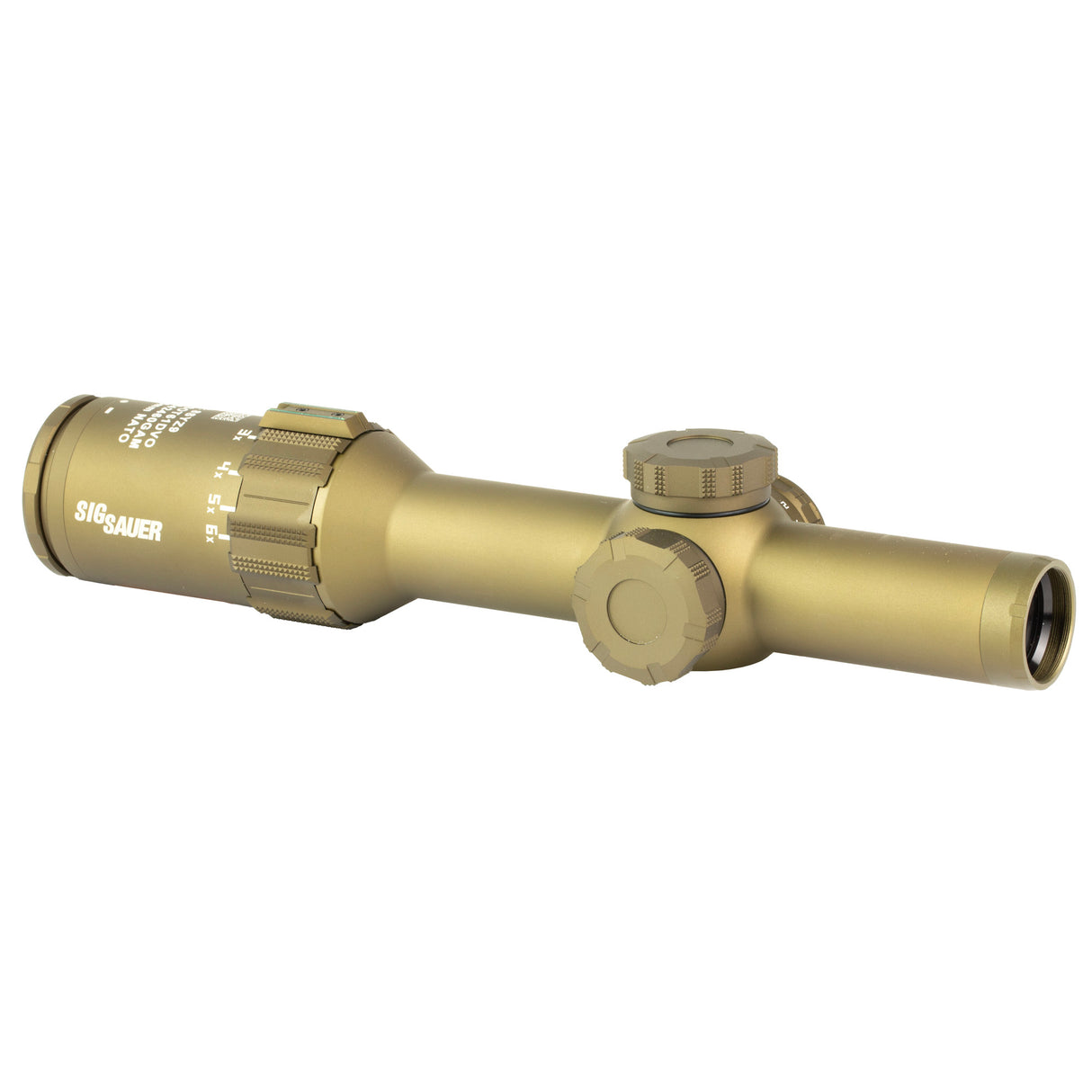 Sig Sauer TANGO6T 1-6x24mm 30mm FFP Rifle Scope - DWLR-556 Illuminated Reticle - FDE (SOT61240) - 2