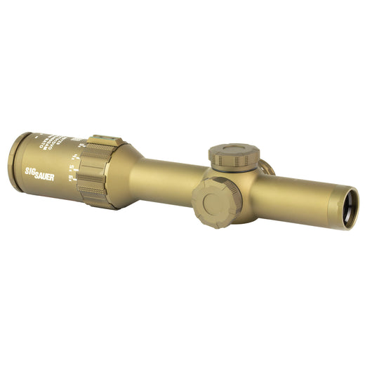 Sig Sauer TANGO6T 1-6x24mm 30mm FFP Rifle Scope - DWLR-556 Illuminated Reticle - FDE (SOT61240) - 2
