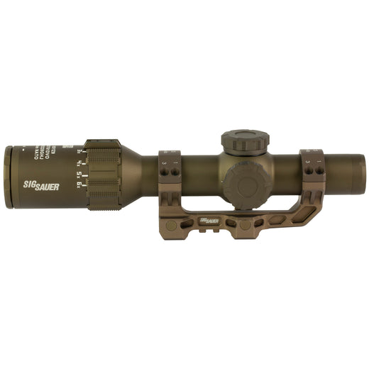 Sig Sauer TANGO6T 1-6x24mm FFP Rifle Scope - Illuminated DWLR-556 Reticle w/ ALPHA 4 Mount - FDE (SOT61DVO) - 3