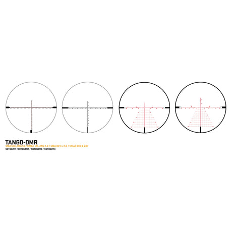 Sig Sauer Tango-DMR 3-18x44mm FFP Rifle Scope - Illuminated MRAD DEV-L 2.0 Reticle - Black (SOTD63114) - 2