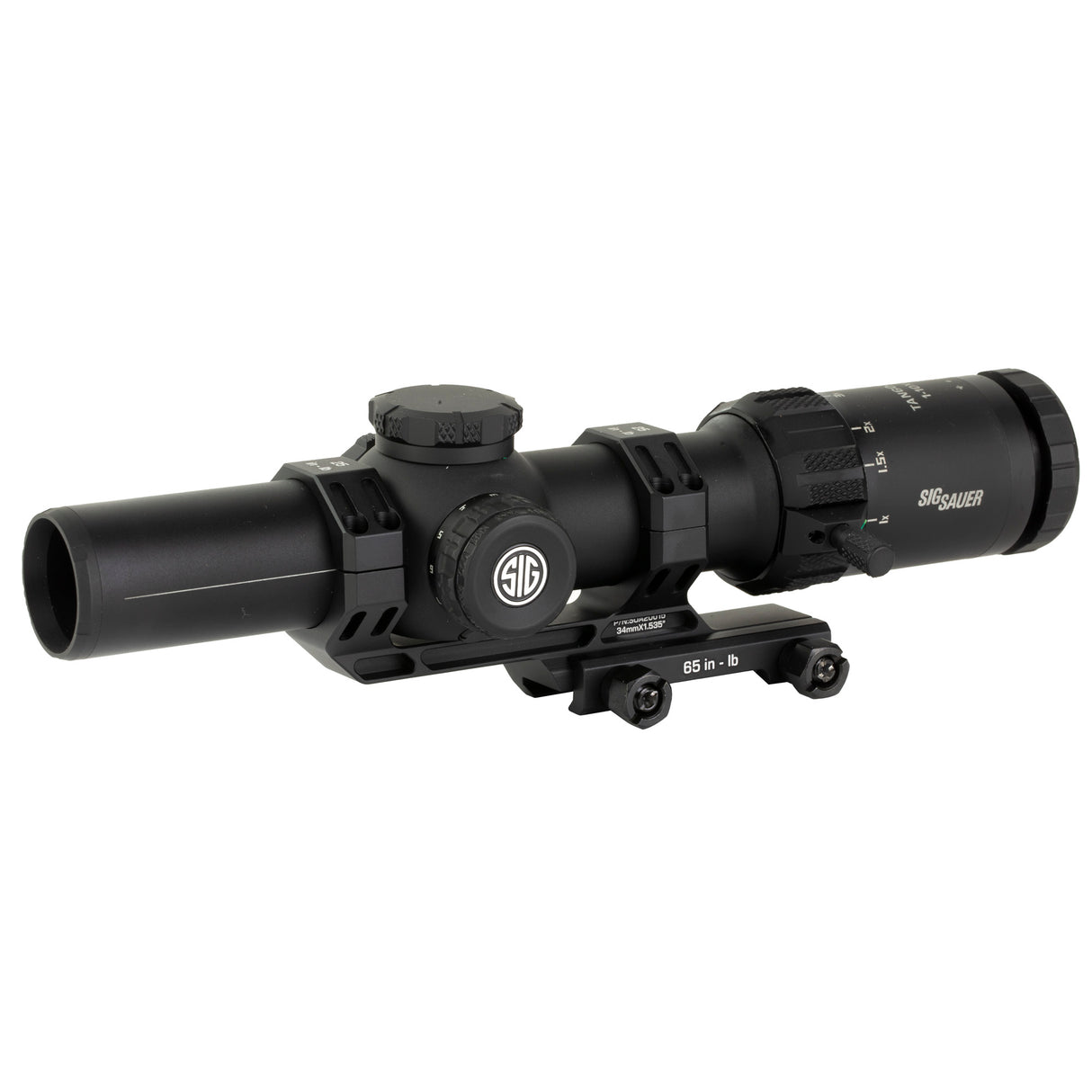 Sig Sauer Tango-MSR 1-10x28mm LPVO Rifle Scope, Black, Illuminated Red MSR BDC10 Reticle, 34mm Tube, with ALPHA-MSR Mount (SOTM11000)