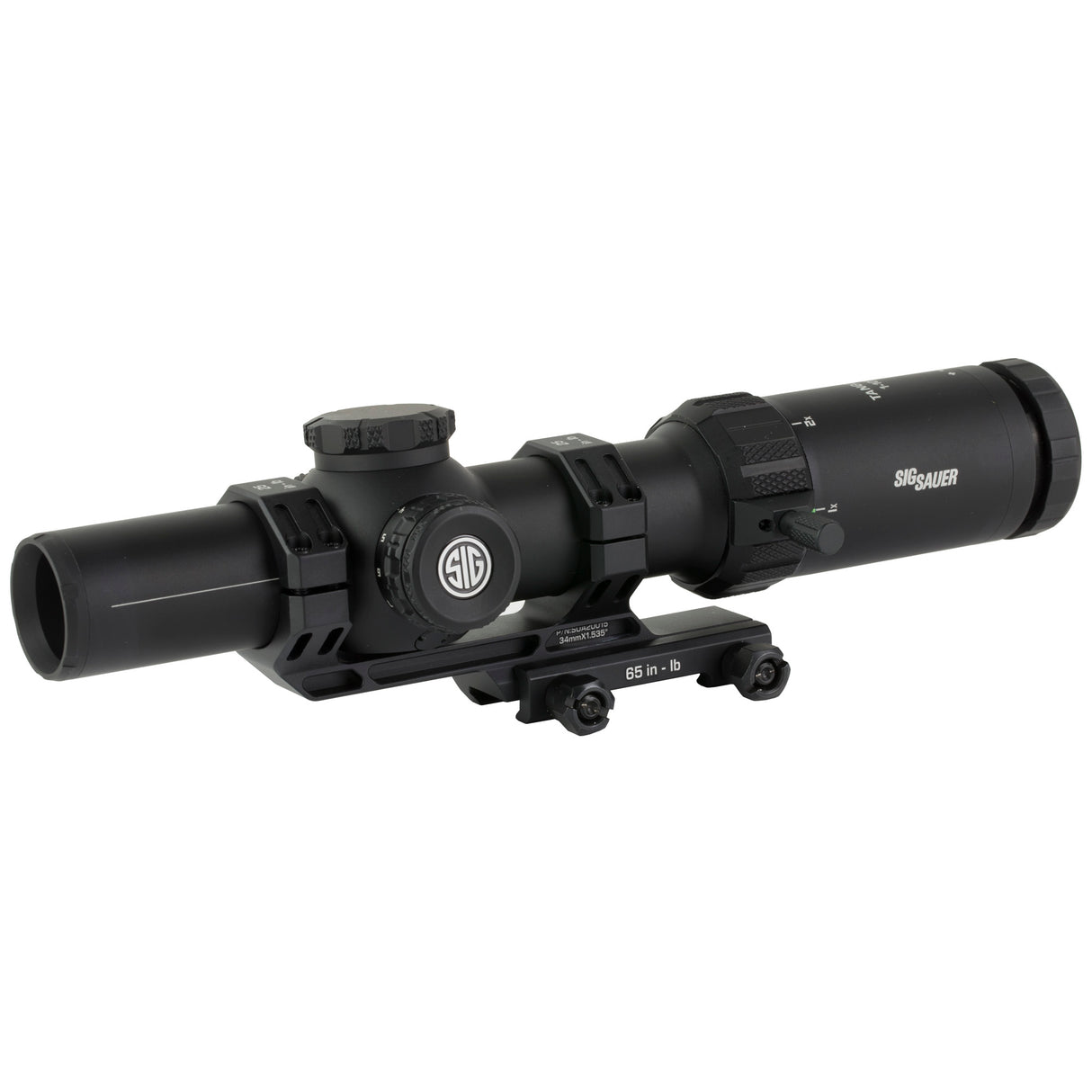 Sig Sauer TANGO MSR 1-10x26mm FFP LPVO Rifle Scope with Illuminated MSR BDC10 Reticle, 34mm Tube, Black, and ALPHA-MSR Mount