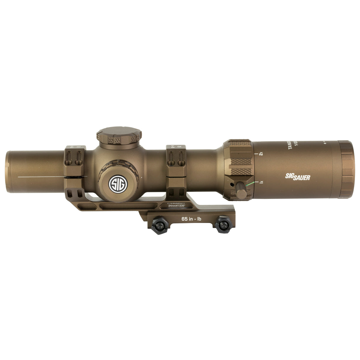 Sig Sauer TANGO-MSR 1-10x26mm FFP Rifle Scope - Illuminated BDC-10 Reticle - Coyote (SOTM11202) - 3