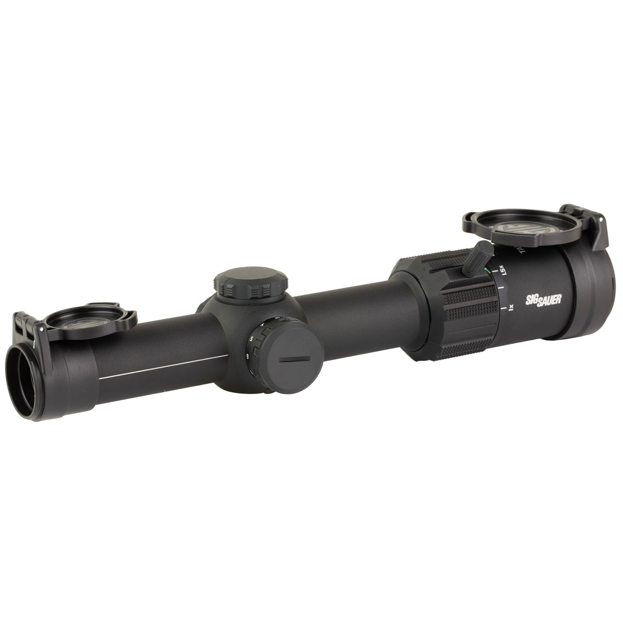 Sig Sauer Tango-MSR 1-6x24mm SFP LPVO Rifle Scope with Illuminated BDC6 Reticle, 30mm Tube, Throw Lever, and ALPHA-MSR Mount, Black (SOTM61001)