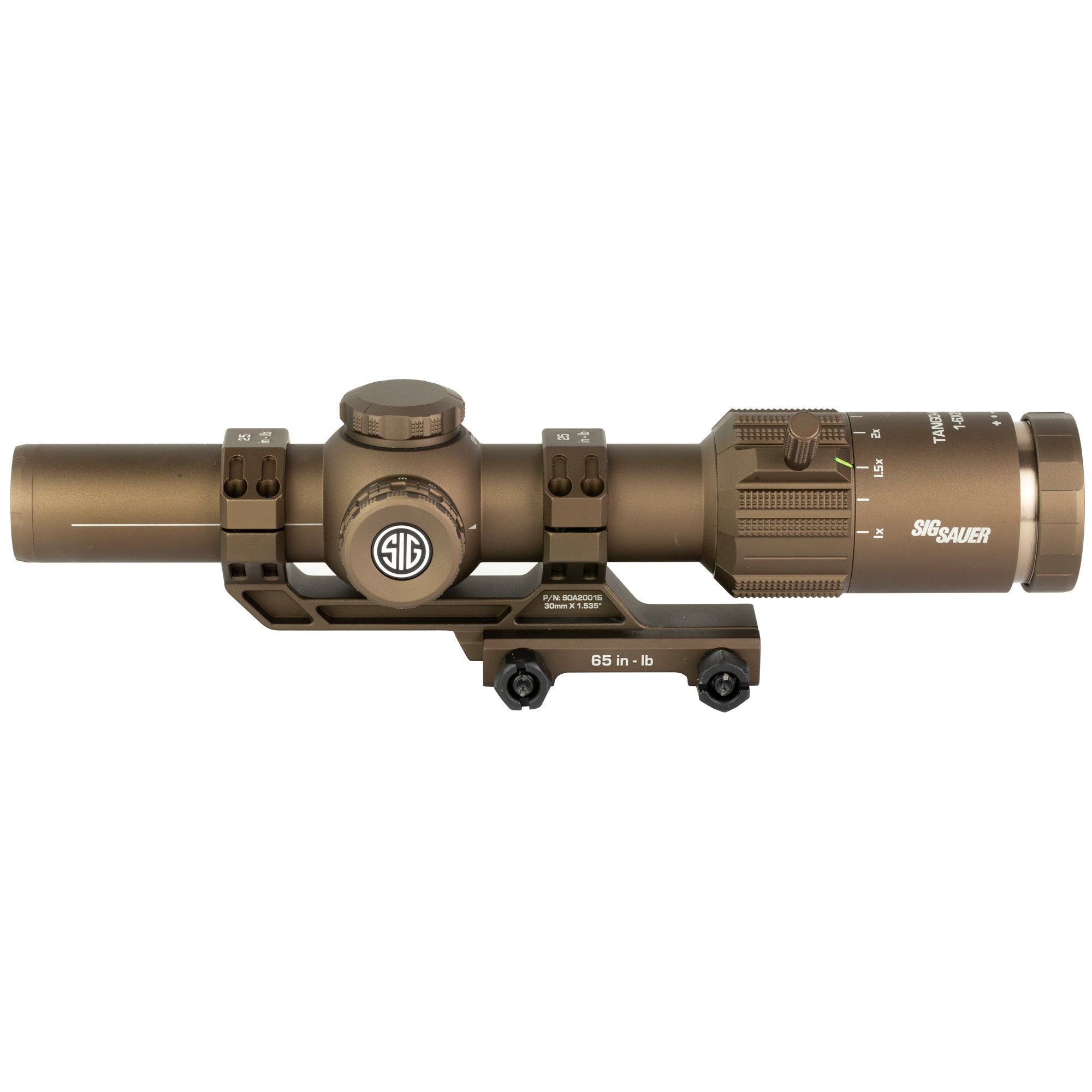 Sig Sauer Tango-MSR 1-6x24mm Coyote LPVO Scope w/ Mount - Best
