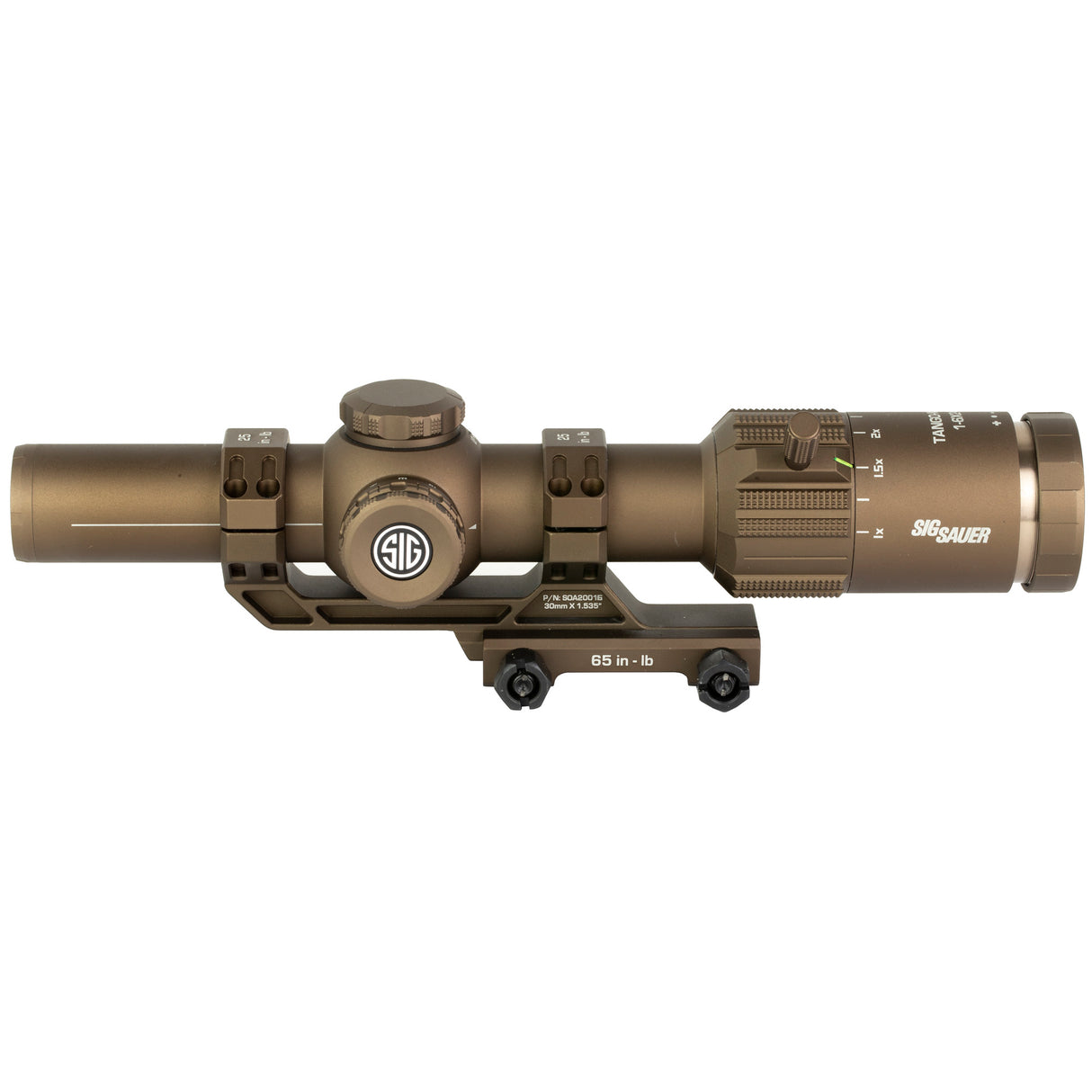 Sig Sauer TANGO MSR 1-6x24mm SFP Rifle Scope - Illuminated BDC6 Reticle - Coyote (SOTM61200) - 3