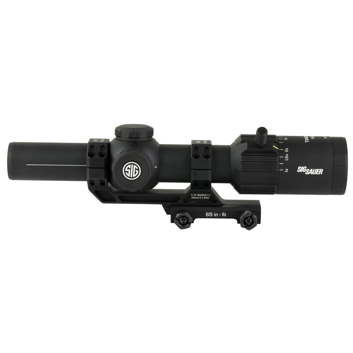 Sig Sauer Tango-MSR LPVO 1-8x24mm Rifle Scope - Illuminated Red MSR BDC8 Reticle - Black (SOTM81000) - 3