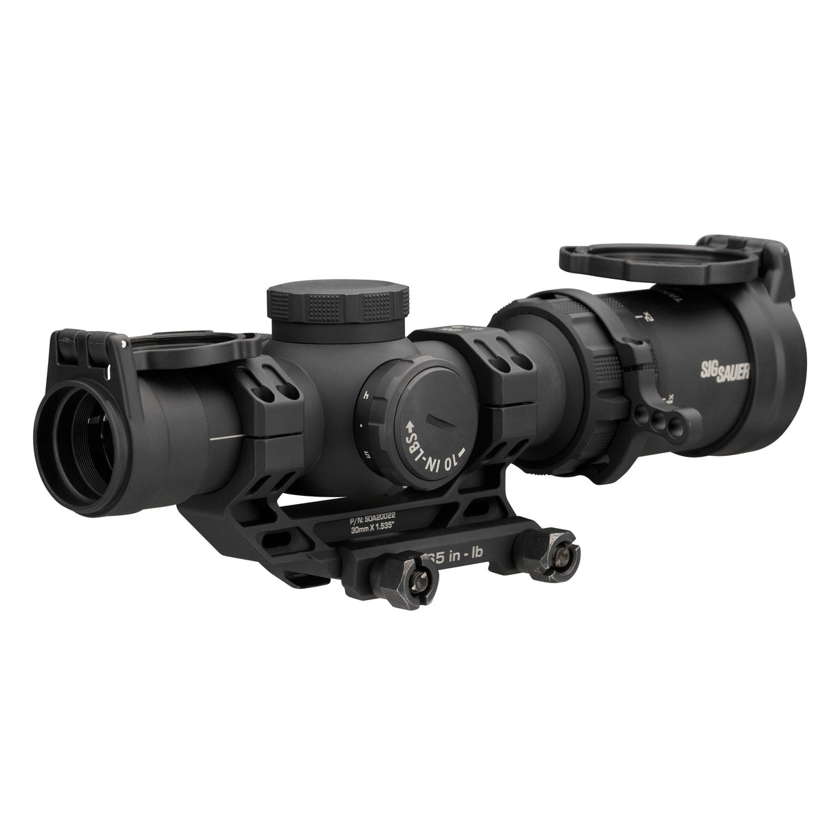 Sig Sauer Tango-MSR Compact 1-10x24mm SFP Illuminated BDC-10 Reticle LPVO Rifle Scope w/ Mount - Black (SOTMC11000) - 3