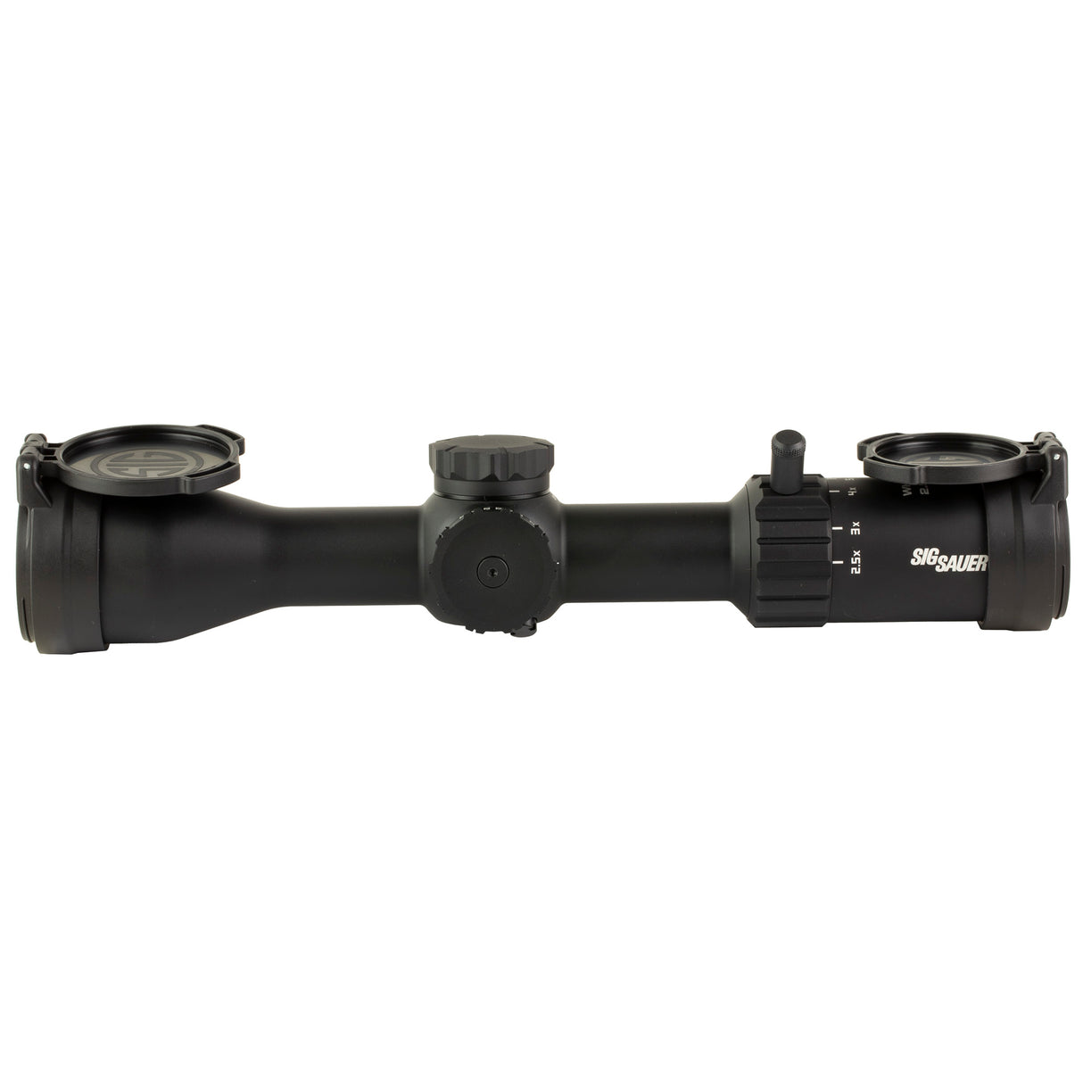 Sig Sauer WHISKEY4 2.5-10x42mm SFP Rifle Scope - Quadplex Reticle - Black (SOW42003) - 3