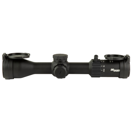 Sig Sauer Whiskey4 2.5-10x42mm Rifle Scope - 30mm Tube, Illuminated Hellfire Quadplex Reticle - Black (SOW42004) - 3