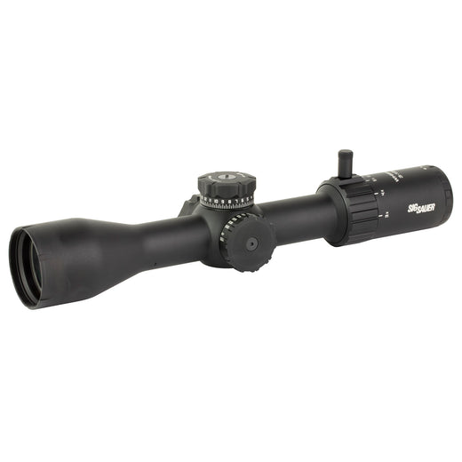 Sig Sauer Whiskey4 3-12x44mm SFP Rifle Scope - Exposed Zero Stop BDC-1 Reticle - Black (SOW43001) - 1